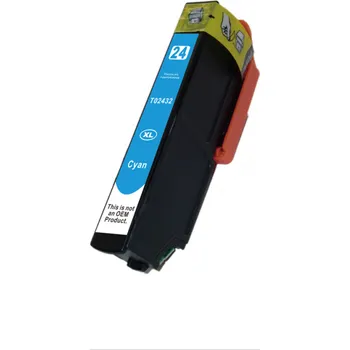 Alternativa T2432 (24XL) - inkoust cyan pro Epson XP 750/850, 16ml