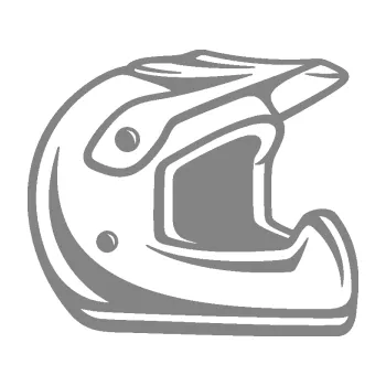 Samolepící dekorace SAMOLEPKA Motorkářská helma 002 pravá (17 - šedá) NA AUTO, NÁLEPKA, FÓLIE, POLEP, TUNING, VLASTNÍ TEXT, TISK, AUTOSAMOLEPKY.cz, POLEPY, OBRÁZEK, LOGO, SAMOLEPKY