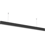 Optonica LED lineární závěsné svítidlo nepropojitelné 50W černé, Neutrální bílá