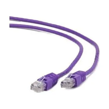Síťový kabel GEMBIRD Patch kabel Cat5e 2m, fialový (purple), Cat 5e, U/UTP (UTP), 2m, PVC, RJ45, ->RJ4