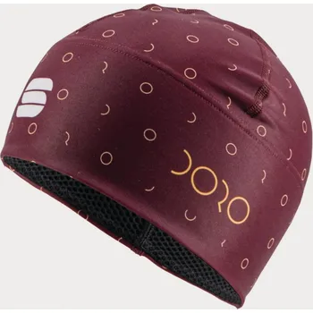 Čepice Běžecká čepice Sportful Doro - vínová 2022/23