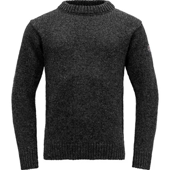 Pánský svetr Devold vlněný svetr Nansen Wool Sweater Barva: anthracite, Velikost: L