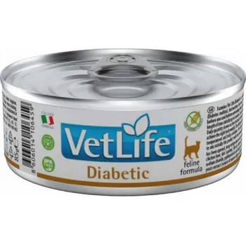 Krmivo pro kočku Konzerva VET LIFE Cat Diabetic 85g