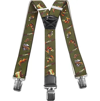 Kšandy Lovecké šle Zajíc (Šle na kalhoty pro muže myslivce)