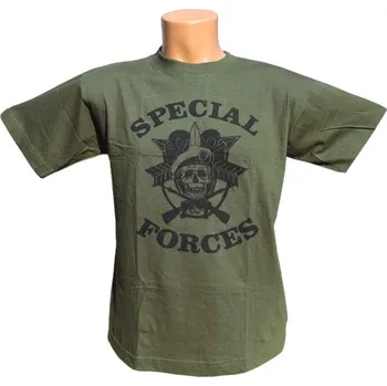Chlapecké tričko dětské tričko Special Forces zelené (dětské tričko se symbolem Special Forces)