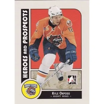 Sběratelská karetní hra řadová karta KYLE OKPOSO 08-09 Heroes and Prospects číslo 30