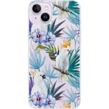 Pouzdro na mobilní telefon Odolné silikonové pouzdro iSaprio - Parrot Pattern 01 - iPhone 14 Plus
