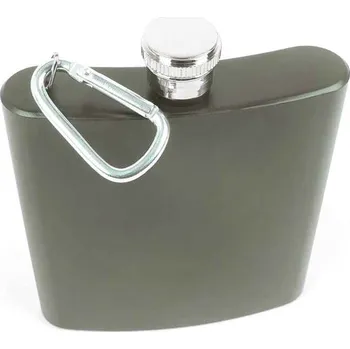 Placatka placatka Army 1,17 dcl (vojenská nerezová placatka zelené barvy )