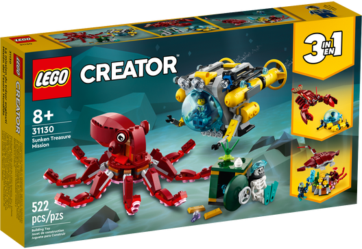 foto Stavebnice LEGO LEGO Creator 3v1 31130 Hledání potopeného pokladu