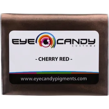 Lak na dřevo Eye Candy Pigments Cherry Red slídový metalický práškový pigment Hmotnost: 5 g