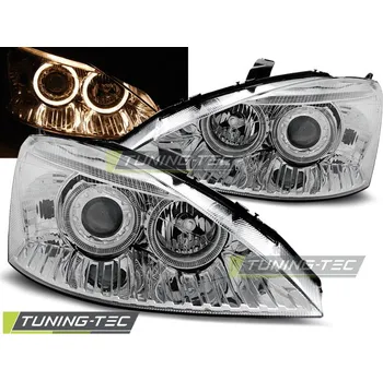 Přední světlomet Ford Focus 10.98-10.01 Angel Eyes Chrome (LPFO41)