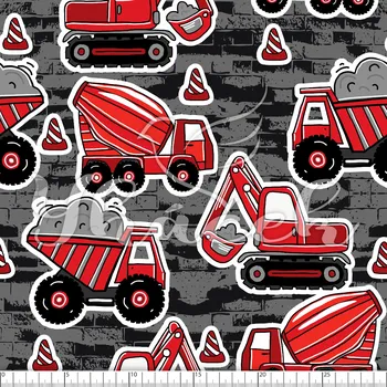 Kočárkovina, Stavební stroje červené