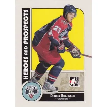 Sběratelská karetní hra řadová karta DERICK BRASSARD 08-09 Heroes and Prospects číslo 23