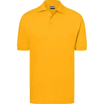 Pánská móda James&amp;Nicholson Unisex polokošile JN070 Gold Yellow XXL