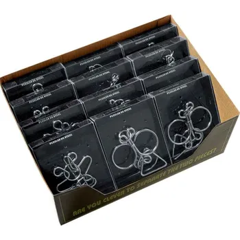 Hlavolam TifanTEX Hlavolamy kovové 12ks