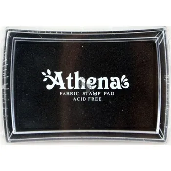 Razítková poduška Polštářek pro razítkování na textil černý, SMT Creatoys