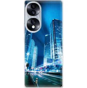Pouzdro na mobilní telefon Odolné silikonové pouzdro iSaprio - Night City Blue - Honor 70