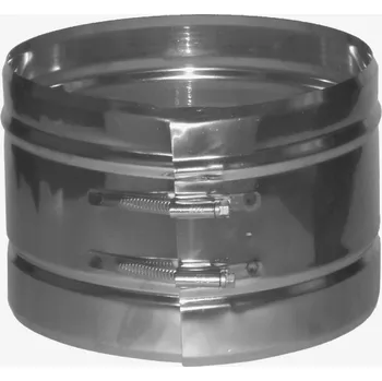 Komín DW spojka náhradní - DN 150 mm (nerezová spojka dílů - náhradní)