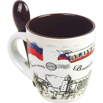Šálek Slovensko (šálky na kávu, na čaj s malou mocca lžičkou)