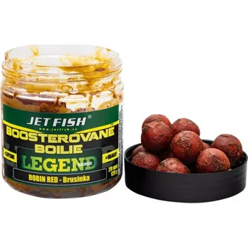 Boilies Jetfish Jet Fish Boosterované Boilie Legend Range - Robin Red/Brusinka - 20 mm