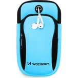 Sportovní pouzdro na ruku WOZINSKY pro Apple iPhone - reflexní - látkové - modré