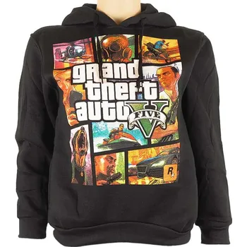 Chlapecká mikina Mikina GTA dětská černá (Grand Theft Auto Mikina s kapucí pro děti)