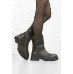 Cathay moda Dámské polokozačky 0116-3GR Velikost: 39