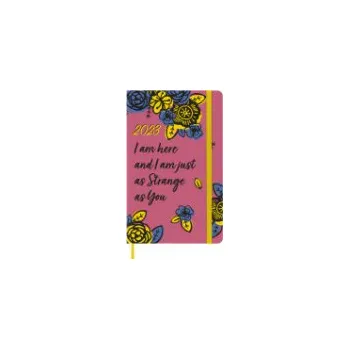 Kancelářské potřeby Moleskine Frida Kahlo plánovací zápisník 2023 růžový L – Moleskine