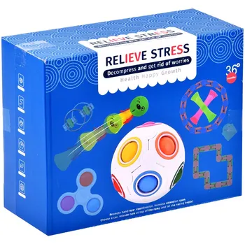 POP IT Fidget Toys antistresové pomůcky 30 ks