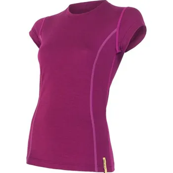 cyklistický dres Triko krátké dámské SENSOR MERINO ACTIVE lilla M