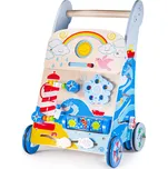 Bigjigs Baby Dřevěné aktivní chodítko moře