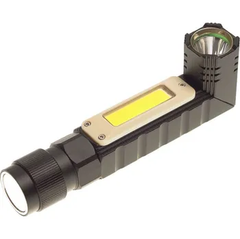 Multifunkční úhlová baterka USB Led + Cob (Výkonné LED baterky a pracovní lampy s magnetem)