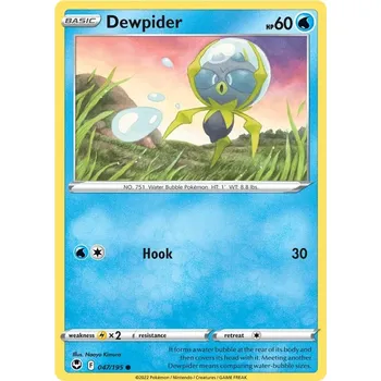 Sběratelská karetní hra Dewpider 047/195 - Silver Tempest Typ karty: Non-Holo