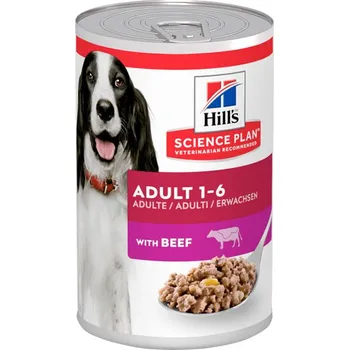 Krmivo pro psa Konzerva HILLS Canine Adult Beef 370g