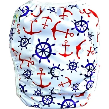 Kojenecké plavky GaGa's plenkové plavky Kotvy červené