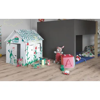 vinylová podlaha Laminátová podlaha PARADOR Classic 1050 Dub Tradition šedo-béžový elegantní struktura 1517691