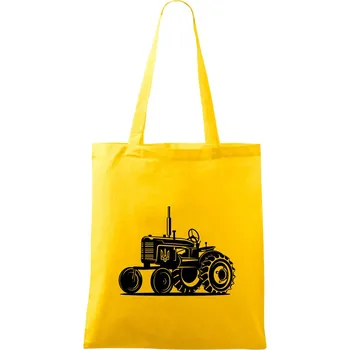 Traktor Ukrajinské armády - Taška bavlněná - 42 x 38 cm ( Žlutá )