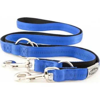 Vodítko pro psa Vodítko NOBBY Soft Grip nylonové přepínací modré 1,5x200cm