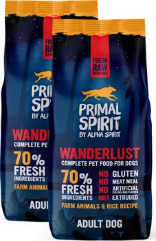 Krmivo pro psa Primal Spirit Dog 70 % Wanderlust