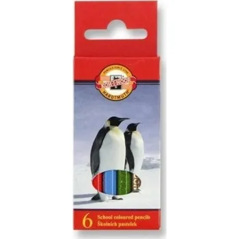 Kresba KOH-I-NOOR Pastelky 3545/6 ZVÍŘATA krátké, 6ks