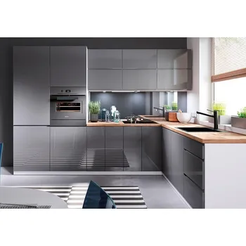 Kuchyňská linka Kuchyňská linka ASPEN gr | 300x230 cm | šedá lesk