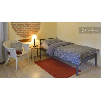 Postel IRON-ART NANTES II. - jednoduchá kovová postel 180 x 200 cm, kov