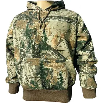 Pánská mikina Mikina maskáčová LOSHAN Oak softwood 9006 3D zateplená (pánská úpletová mikina přes hlavu s kapucí - dubovo jehličnatý les)