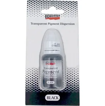 Výtvarná barva pentart Pigment do transparentních médií (20ml) - černá