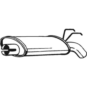 Tlumič výfuku Zadní tlumič výfuku BOSAL 200-499