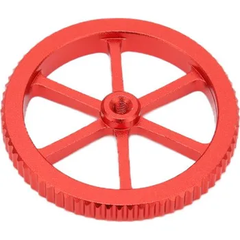 3D tisk Utahovací kolečko heatbedu M4 Ø60mm Červená