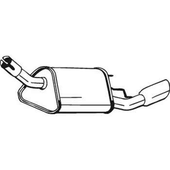 Výfukový systém Zadní tlumič výfuku BOSAL 185-343