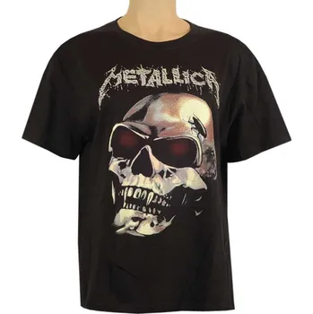 Pánské tričko TifanTEX Tričko Metallica lebka Černé M