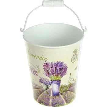 kbelík Kbelík dekorace Lavender (Kbelíky s levandulí)