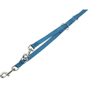 Vodítko pro psa Vodítko NOBBY Classic nylonové přepínací světle modré 1,5x200cm